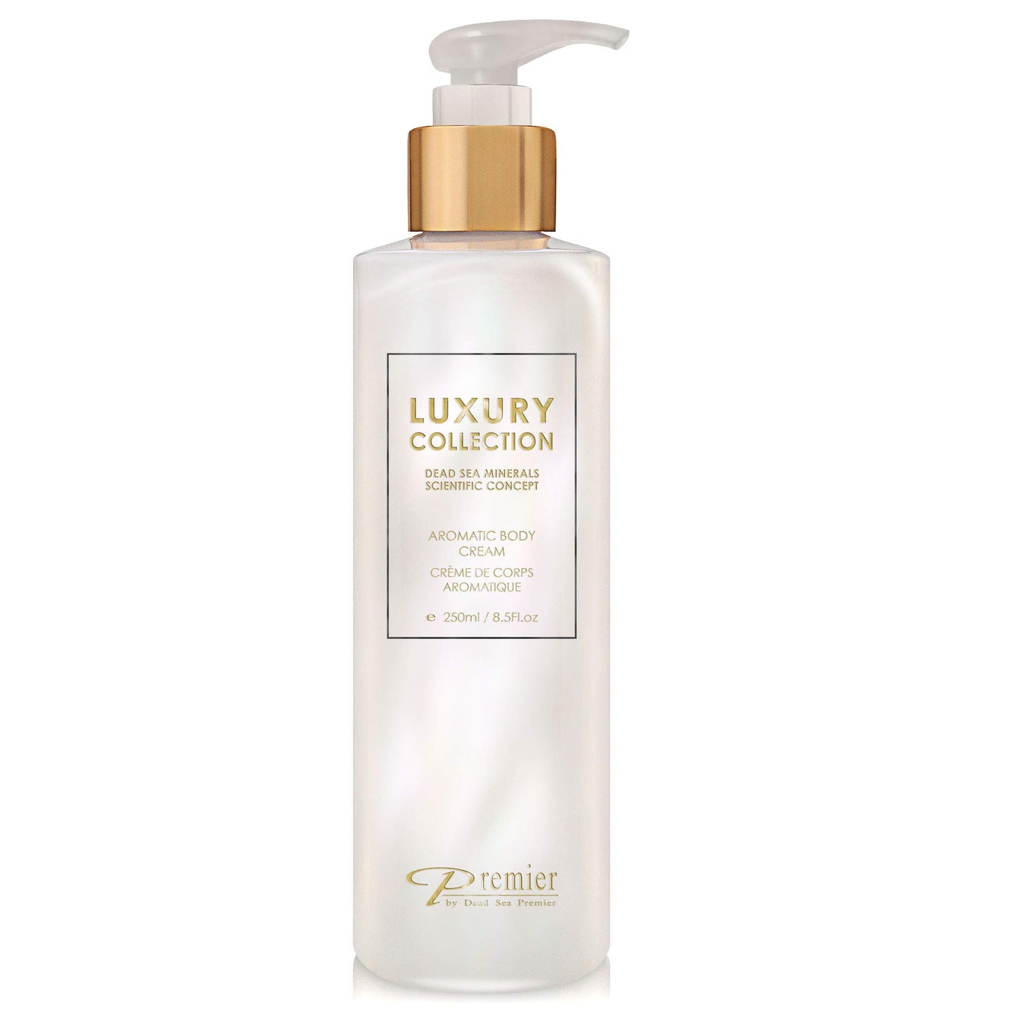 Dead Sea Premier Prestige Sensual Aromatic Body lotion for Healthy Skin,Gentle,Quick absorbing Moisturizer with Skin-Enhancing and Hydrating Aromatic Oils,Minerals,Anti-Aging,Neck & Decollete 8.5Fl oz