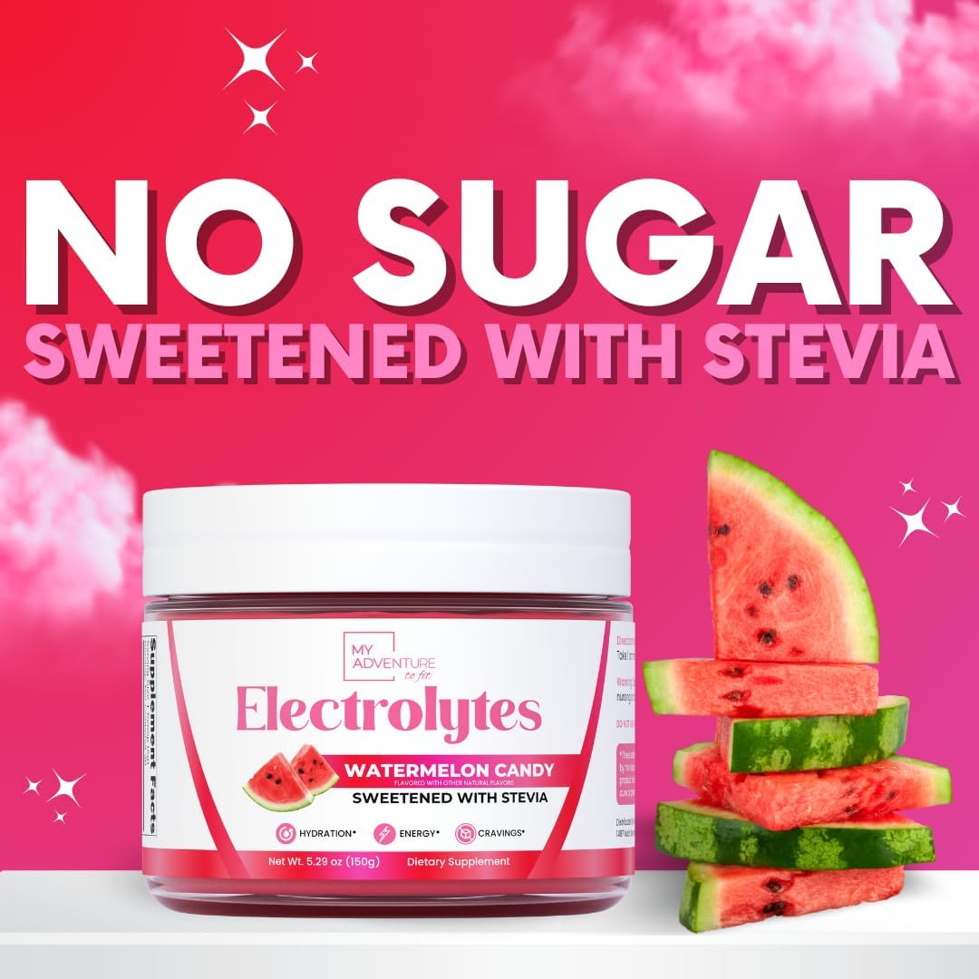 Electrolytes Powder – Watermelon Sugar Free Hydration Drink Mix 30 Servings