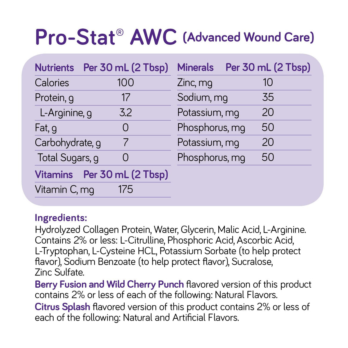 Pro‑Stat Advanced Wound Care Liquid Protein Berry Fusion 30oz
