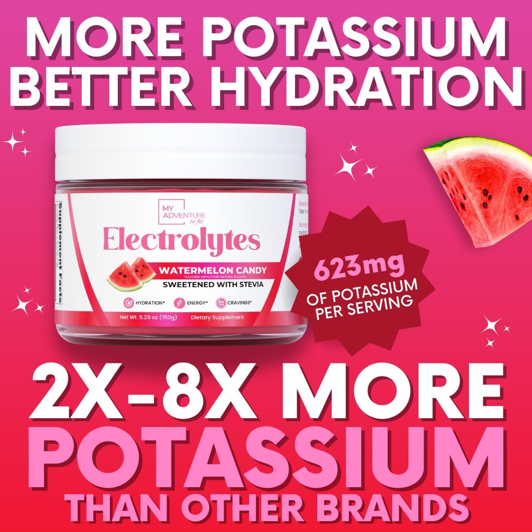 Electrolytes Powder – Watermelon Sugar Free Hydration Drink Mix 30 Servings