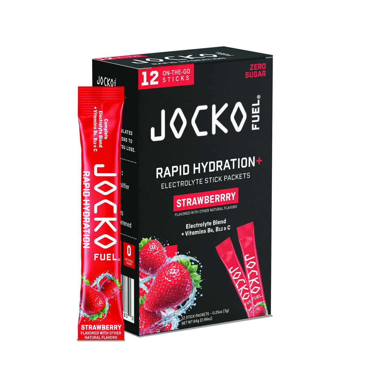 Jocko Fuel Hydrate Electrolyte Powder Packets, Lemon Lime | 16 Packets