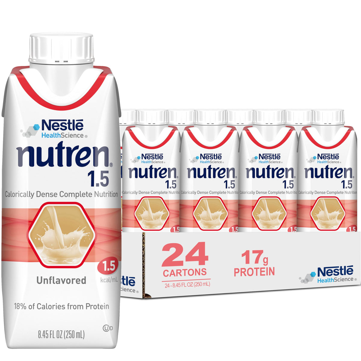 Nutren 2.0 Complete Nutrition Tube Feeding Formula, 8.45 Fl Oz, 24pk